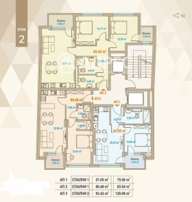 Обява Продава 3-СТАЕН,град София, Център>