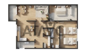 3-СТАЕН, 86 m2 - Holmes.bg 3-СТАЕН, 86 m2