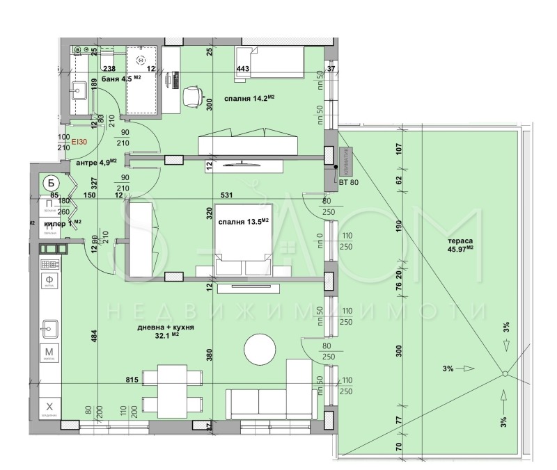 Продава 3-СТАЕН, град Стара Загора, Самара 3 • 155900 € / 304913.90 лв. • 94023219 1 — Holmes.bg Продава 3-СТАЕН, град Стара Загора, Самара 3 • 155900 € / 304913.90 лв. • 94023219 1