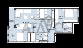 3-СТАЕН, 130 m2 - Holmes.bg 3-СТАЕН, 130 m2