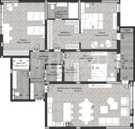 4-СТАЕН, 222 m2 - Holmes.bg 4-СТАЕН, 222 m2