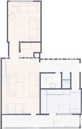 2-СТАЕН, 57 m2 - Holmes.bg 2-СТАЕН, 57 m2