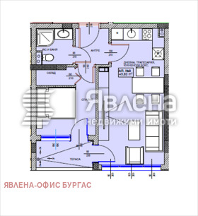 2-СТАЕН, 59 m2 - Holmes.bg 2-СТАЕН, 59 m2