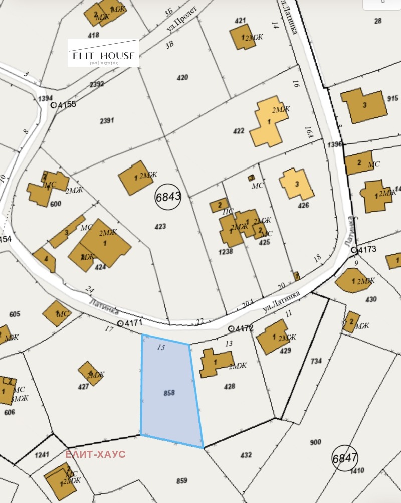 Продава ПАРЦЕЛ, град София, с. Кокаляне • 208000 € • 34973356 1 — Holmes.bg Продава ПАРЦЕЛ, град София, с. Кокаляне • 208000 € • 34973356 1