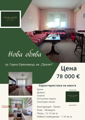 2-СТАЕН, 63 m2 - Holmes.bg 2-СТАЕН, 63 m2