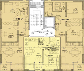 3-СТАЕН, 84 m2 - Holmes.bg 3-СТАЕН, 84 m2