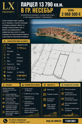 ПАРЦЕЛ, 13 790 m2 - Holmes.bg ПАРЦЕЛ, 13 790 m2