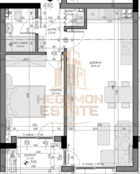 2-СТАЕН, 65 m2 - Holmes.bg 2-СТАЕН, 65 m2