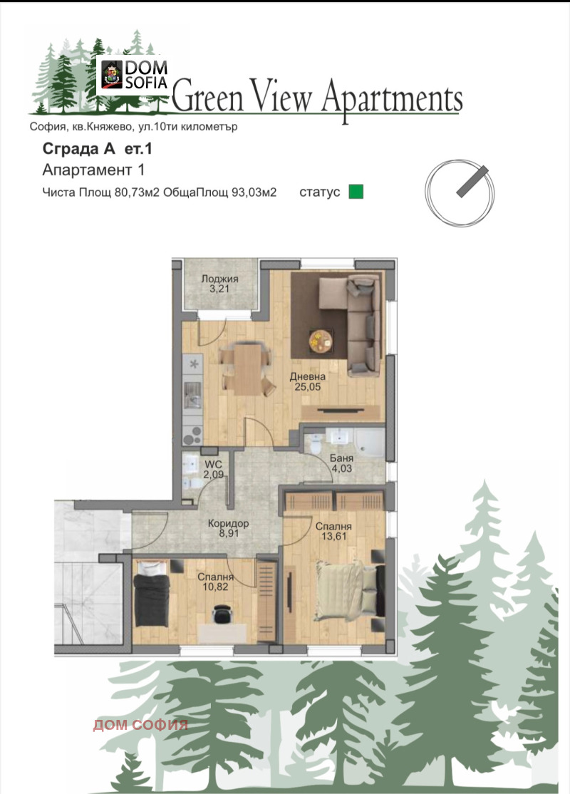 Продава 3-СТАЕН, град София, Княжево • 285000 € / 557411.55 лв. • 61072666 1 — Holmes.bg Продава 3-СТАЕН, град София, Княжево • 285000 € / 557411.55 лв. • 61072666 1