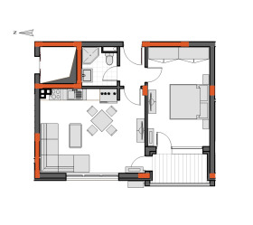 2-СТАЕН, 75 m2 - Holmes.bg 2-СТАЕН, 75 m2