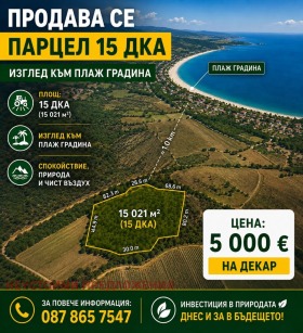 Продава Парцел, гр. Созопол