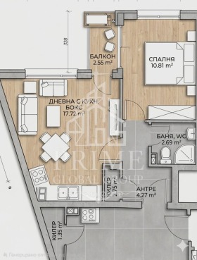 2-СТАЕН, 55 m2 - Holmes.bg 2-СТАЕН, 55 m2