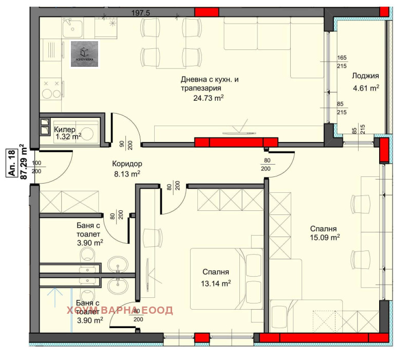 Продава 3-СТАЕН, град Варна, Аспарухово • 162540 € / 317900.61 лв. • 18857356 1 — Holmes.bg Продава 3-СТАЕН, град Варна, Аспарухово • 162540 € / 317900.61 лв. • 18857356 1