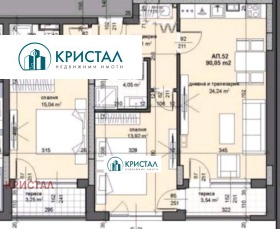3-СТАЕН, 105 m2 - Holmes.bg 3-СТАЕН, 105 m2