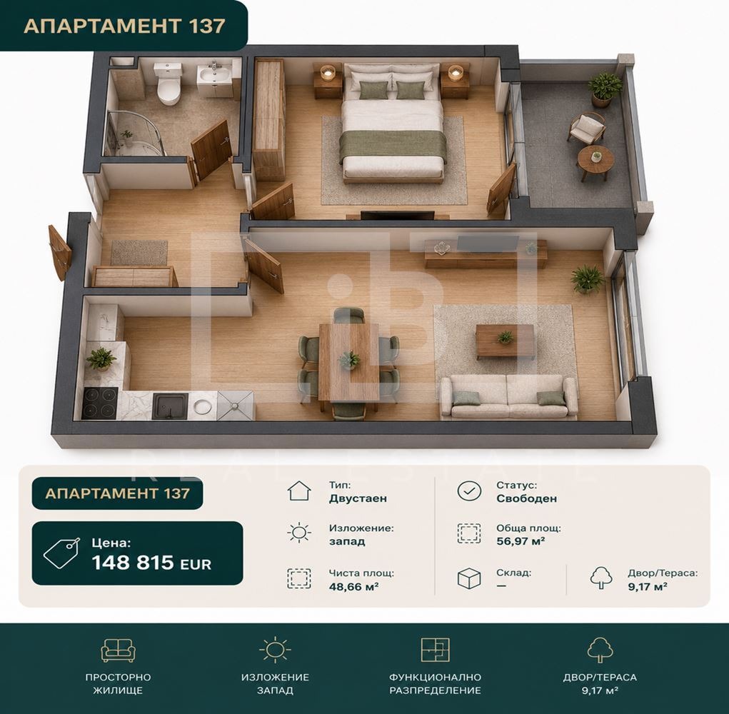 Продава 2-стаен град София , Левски Г , 56 кв.м | 95100482 — Imoti.com Продава 2-стаен град София , Левски Г , 56 кв.м | 95100482
