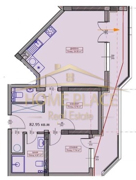 3-СТАЕН, 98 m2 - Holmes.bg 3-СТАЕН, 98 m2