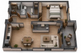 2-СТАЕН, 68 m2 - Holmes.bg 2-СТАЕН, 68 m2