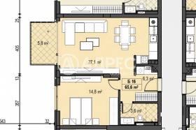 2-СТАЕН, 73 m2 - Holmes.bg 2-СТАЕН, 73 m2