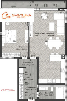 Обява Продава 2-СТАЕН,град София, Център