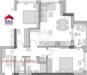 3-СТАЕН, 91 m2 - Holmes.bg 3-СТАЕН, 91 m2