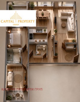 3-СТАЕН, 112 m2 - Holmes.bg 3-СТАЕН, 112 m2