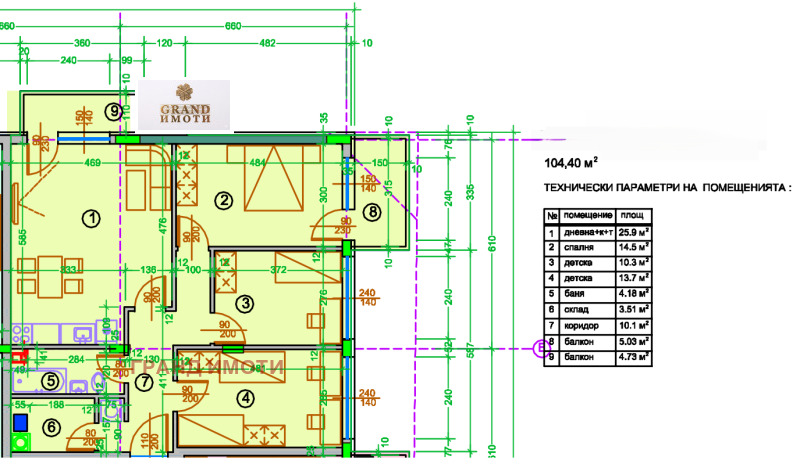 Продава 4-СТАЕН, град Русе, Родина 1 • 177220 € • 54656936 1 — Holmes.bg Продава 4-СТАЕН, град Русе, Родина 1 • 177220 € • 54656936 1
