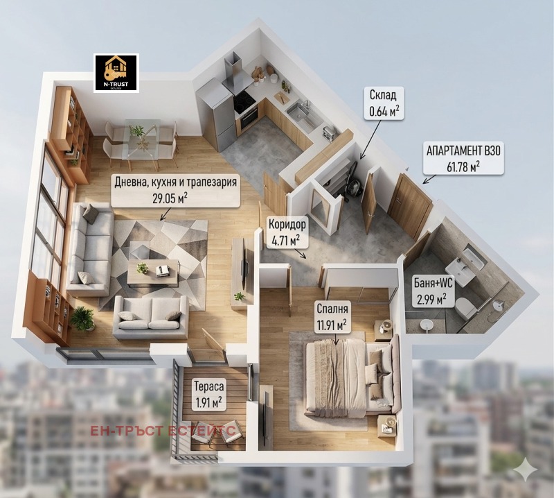 Продава 2-СТАЕН, град София, Младост 4 • 199000 € / 389210.17 лв. • 67357642 1 — Holmes.bg Продава 2-СТАЕН, град София, Младост 4 • 199000 € / 389210.17 лв. • 67357642 1