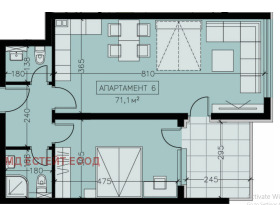 2-СТАЕН, 85 m2 - Holmes.bg 2-СТАЕН, 85 m2