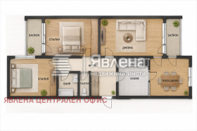 3-СТАЕН, 94 m2 - Holmes.bg 3-СТАЕН, 94 m2