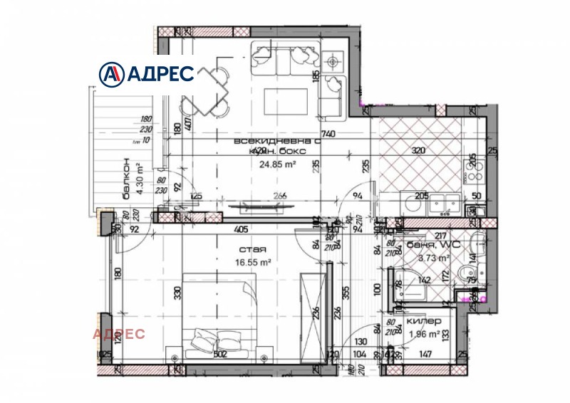 Продава 2-СТАЕН, град Варна, Младост 1 • 125900 € / 246239.00 лв. • 98664017 1 — Holmes.bg Продава 2-СТАЕН, град Варна, Младост 1 • 125900 € / 246239.00 лв. • 98664017 1