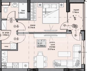 2-СТАЕН, 66 m2 - Holmes.bg 2-СТАЕН, 66 m2