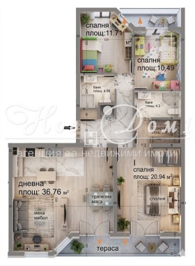 4-СТАЕН, 155 m2 - Holmes.bg 4-СТАЕН, 155 m2