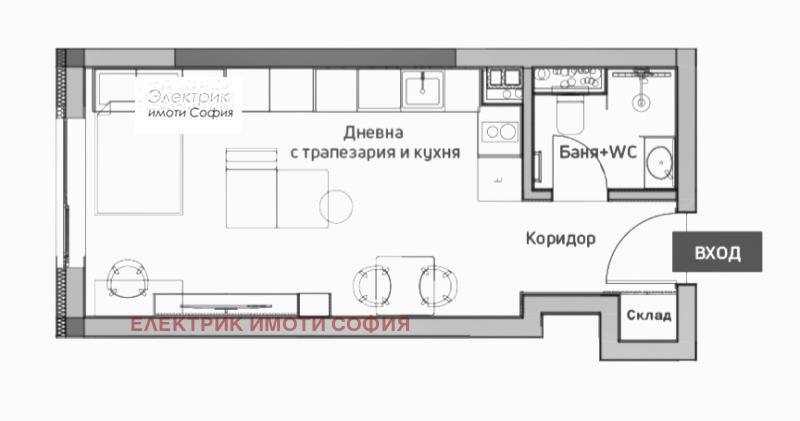 Продава 1-СТАЕН, град София, Център • 149200 € • 74006664 1 — Holmes.bg Продава 1-СТАЕН, град София, Център • 149200 € • 74006664 1