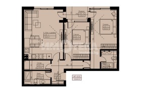 3-СТАЕН, 113 m2 - Holmes.bg 3-СТАЕН, 113 m2