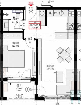 Обява Продава 2-СТАЕН,град София, Малинова долина>