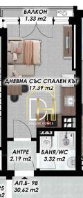 Продава 1-стаен град Пловдив , Гагарин , 40 кв.м | 33013452 — Imoti.com Продава 1-стаен град Пловдив , Гагарин , 40 кв.м | 33013452
