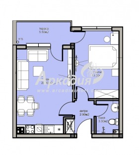 2-СТАЕН, 60 m2 - Holmes.bg 2-СТАЕН, 60 m2