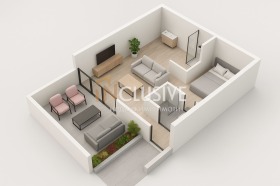 1-СТАЕН, 33 m2 - Holmes.bg 1-СТАЕН, 33 m2