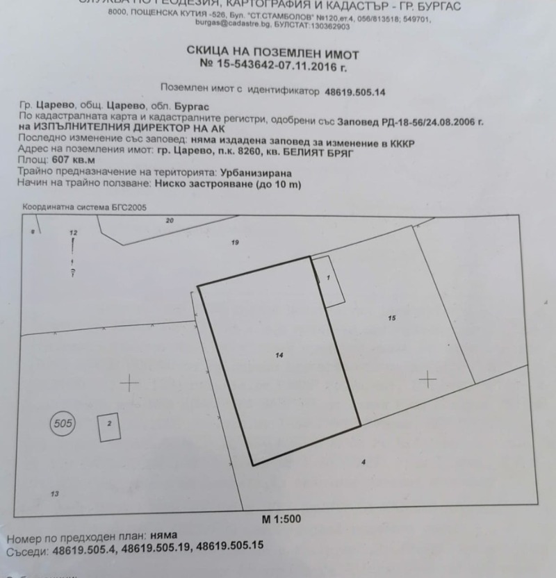Продава ПАРЦЕЛ, област Бургас, гр. Царево • 178500 € • 93032840 1 — Holmes.bg Продава ПАРЦЕЛ, област Бургас, гр. Царево • 178500 € • 93032840 1