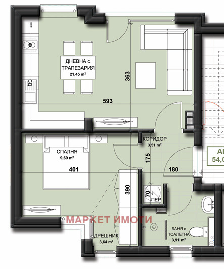 Продава 2-стаен град Стара Загора , Загорка , 61 кв.м | 96345126 — Imoti.com Продава 2-стаен град Стара Загора , Загорка , 61 кв.м | 96345126