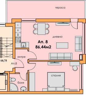 2-СТАЕН, 87 m2 - Holmes.bg 2-СТАЕН, 87 m2