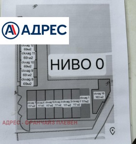 Обява Дава под наем СКЛАД,град Плевен, Индустриална зона - Запад