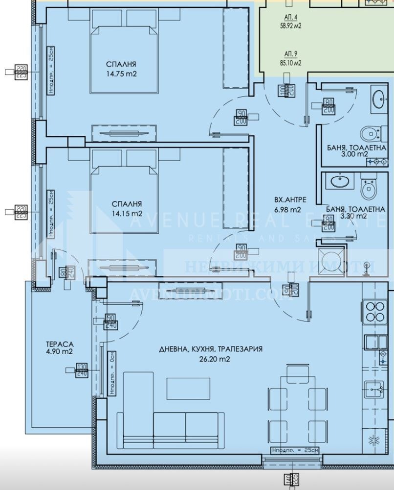 Продава 3-СТАЕН, гр. Пловдив, Христо Смирненски, снимка 2 - Апартаменти - 53460741
