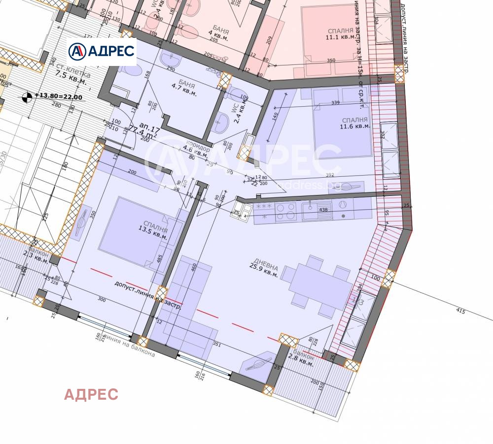 Продава 3-СТАЕН, гр. Варна, Аспарухово, снимка 3 - Апартаменти - 54135939