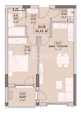 Продава 2-СТАЕН, гр. София, Малинова долина, снимка 1 - Aпартаменти - 49268262