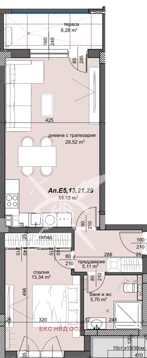 Продава 2-СТАЕН, гр. Пловдив, Тракия, снимка 1 - Aпартаменти - 47437419