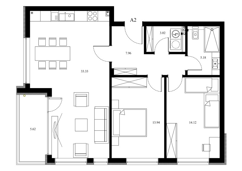 Продава 3-СТАЕН, гр. Варна, Изгрев, снимка 8 - Апартаменти - 52466023