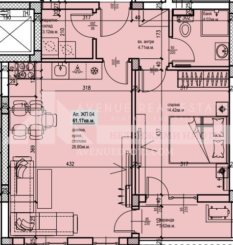 For Sale  1 bedroom Plovdiv , Yuzhen , 82 sq.m | 99327289 - image [3]