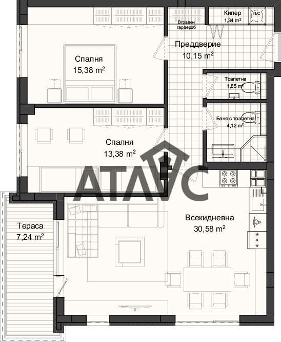 Продава 3-СТАЕН, гр. Пловдив, Гагарин, снимка 3 - Апартаменти - 54930654