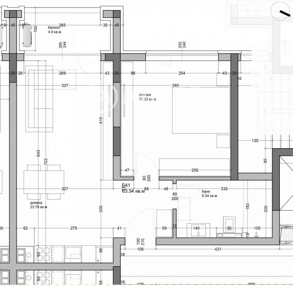 Продава 2-СТАЕН, гр. Варна, Аспарухово, снимка 3 - Апартаменти - 55120067